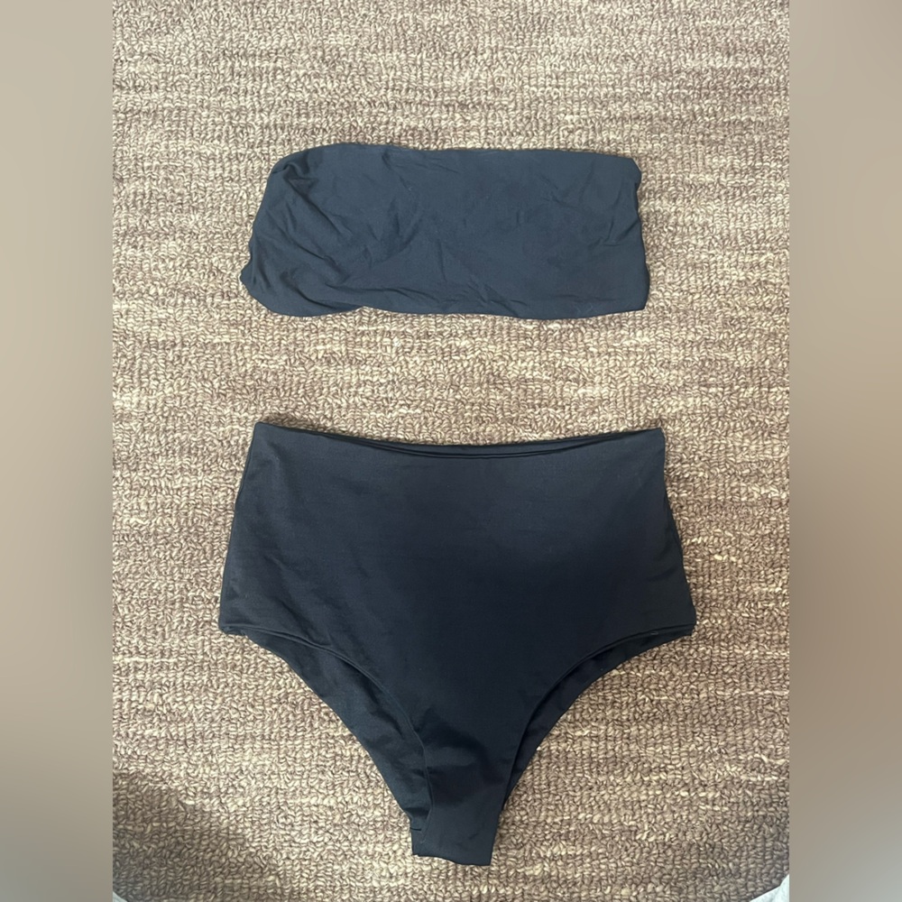 Womens Black L space bikini
